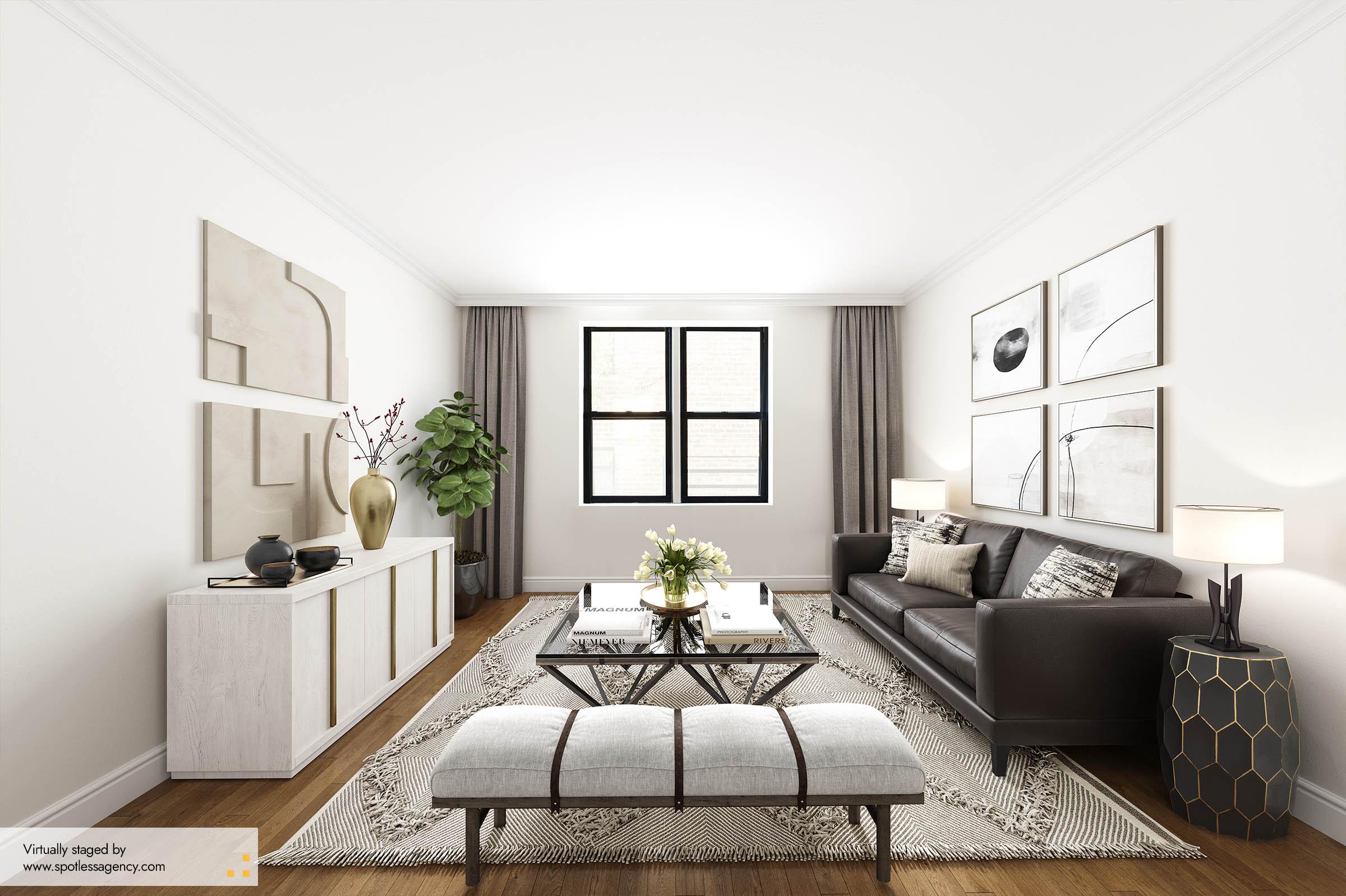 Virtual Staging Transitional Style