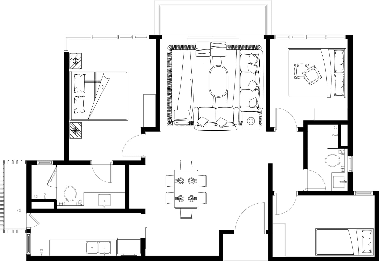 Where are 2D floor plans used