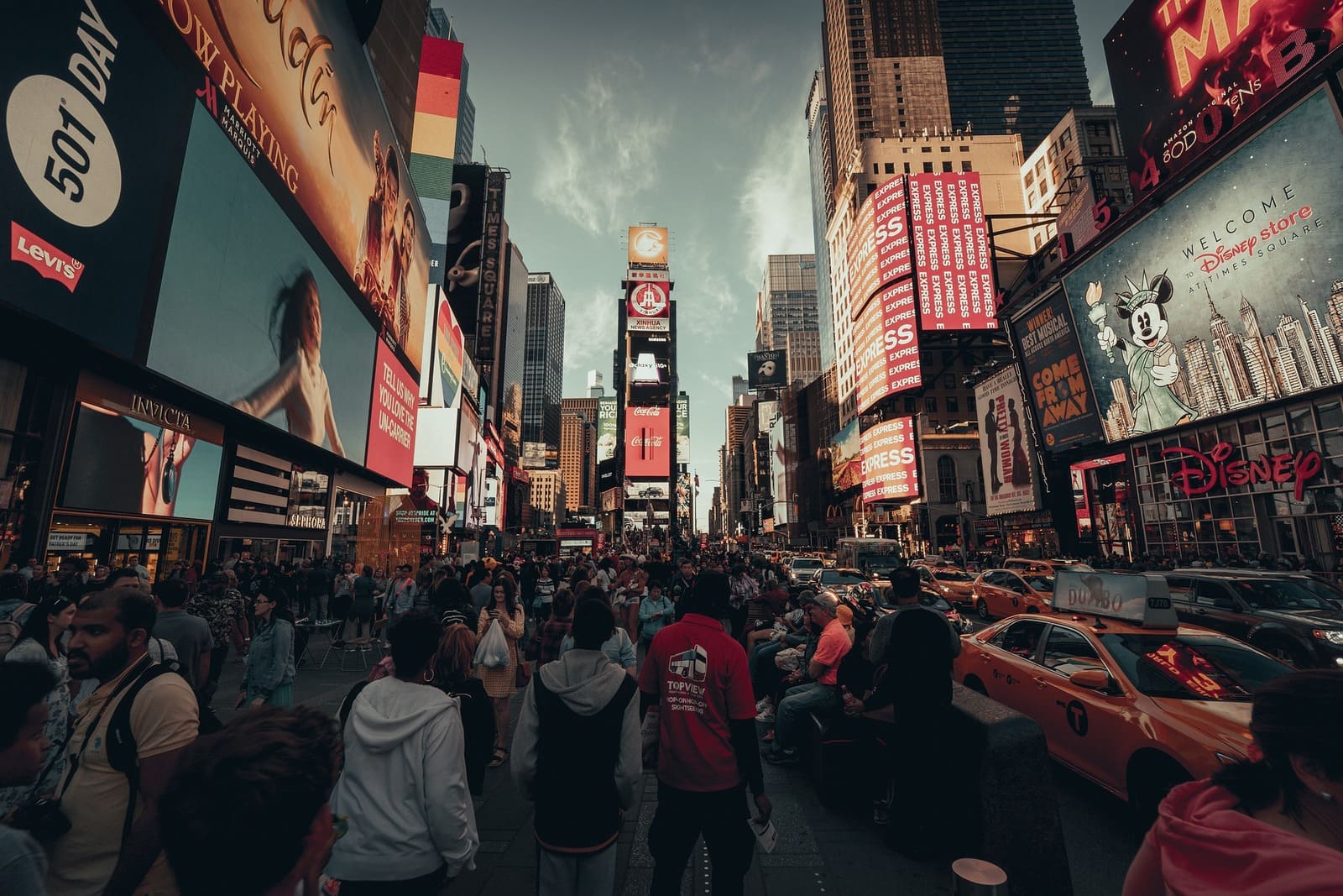 Increase in the number of people moving to New York